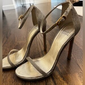 Stuart Whitman Gold Nudist Sandal